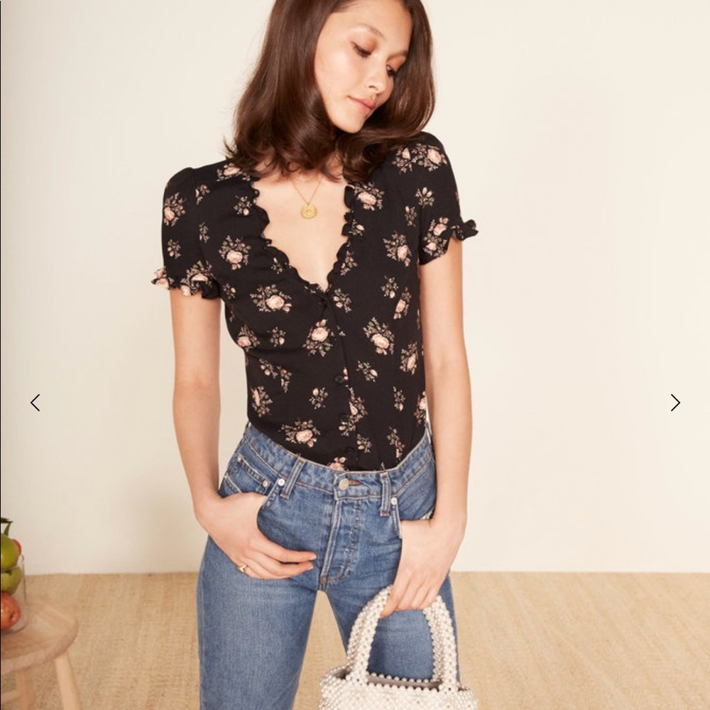 Reformation Dorothy top XS floral